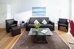 Wohnzimmer - Nordseeblick Whg. 56 - Top-Hundeurlaub