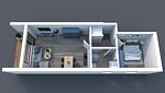 Grundriss - Ferienwohnung 101 - Top-Hundeurlaub