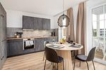 Küche / Küchenzeile - BeachHouse Wohnung 4 inkl. WLAN - Top-Hundeurlaub