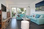 Wohnzimmer - Ferienhaus Westhüs - Top-Hundeurlaub