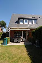 Terrasse - Ferienhaus Westhüs - Top-Hundeurlaub