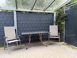 Terrasse - Birkenhain Apartment 1 - Lastering Ferienhäuser & Apartments - Top-Hundeurlaub