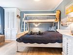 Schlafzimmer 2: Etagenbett (unten:160x200 / oben:90x200) - FeWo Aquarius in PRORA - 4.41 - Top-Hundeurlaub