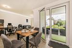 Wohnzimmer - Ferienwohnung Labiland am Haff mit Terrasse und Haffblick - Top-Hundeurlaub