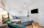 Schlafzimmer - Ferienwohnung Nautilus, App. 35 Olpenitz - Top-Hundeurlaub