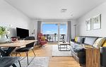 Wohnzimmer - Ferienwohnung Nautilus, App. 35 Olpenitz - Top-Hundeurlaub