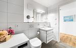 Badezimmer - Ferienwohnung Nautilus, App. 35 Olpenitz - Top-Hundeurlaub