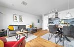 Wohnzimmer - Ferienwohnung Nautilus, App. 35 Olpenitz - Top-Hundeurlaub