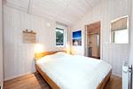 zweites Schlafzimmer mit Doppelbett - Ferienhaus 02d - Top-Hundeurlaub