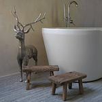 Badezimmer - Romantikhütte Rothaarsteig - Top-Hundeurlaub