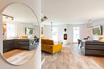 Wohnzimmer - Ferienhaus Baltic Huus mit Sauna, Kamin und Sonnenterrasse - Top-Hundeurlaub