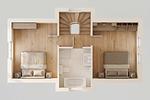 Grundriss - Ferienhaus Baltic Huus mit Sauna, Kamin und Sonnenterrasse - Top-Hundeurlaub