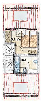 Dachgeschoss - Kiefernhuus 2 - Top-Hundeurlaub