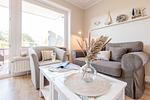 Wohnzimmer - Haus Norderstrasse 61, Whg. 6 - Top-Hundeurlaub
