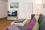 Wohnzimmer - Residenz Bismarck, Whg. 6 - Top-Hundeurlaub