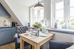 Wohnzimmer - Villa Maybach, Whg. 7 Blauer Salon - Top-Hundeurlaub