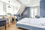 Schlafzimmer - Villa Maybach, Whg. 7 Blauer Salon - Top-Hundeurlaub