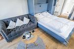 Wohnzimmer - Villa Maybach, Whg. 7 Blauer Salon - Top-Hundeurlaub