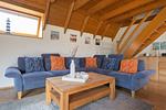 Wohnzimmer - Ferienhaus "Lichtes Haus am Feld " Tegeler Rinne 12 - Top-Hundeurlaub