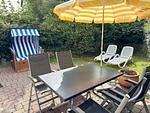 Terrasse - Süderstraße 29a Whg. 01 - Top-Hundeurlaub