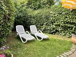 Garten - Süderstraße 29a Whg. 01 - Top-Hundeurlaub