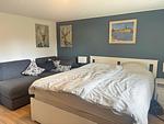Schlafzimmer mit Doppelbett im Ferienhaus Hus Långhult in Småland - Hus Långhult - Top-Hundeurlaub