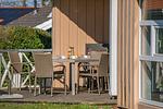 Terrasse - Ferienhaus Strandläufer - Top-Hundeurlaub