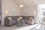 Wohnzimmer - Ferienhaus Strandläufer - Top-Hundeurlaub