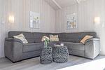 Wohnzimmer - Ferienhaus Strandläufer - Top-Hundeurlaub
