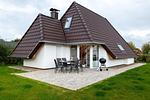 Terrasse - Ferienhaus "Käthi" Mellumplate 16 - Top-Hundeurlaub