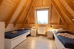Schlafzimmer - Ferienhaus "Käthi" Mellumplate 16 - Top-Hundeurlaub