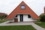 Fassade / Eingang - Ferienhaus  Mellumplate 23 - Top-Hundeurlaub