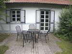 Terrasse - Ferienwohnung am Nordstrand - strandnah und komfortabel - Top-Hundeurlaub