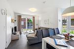 Wohnzimmer - Friesenrose - Top-Hundeurlaub