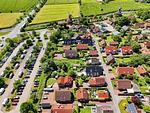 Vogelperspektive - Friesenrose - Top-Hundeurlaub
