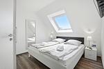 Schlafzimmer - Deichbude - Top-Hundeurlaub