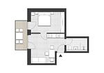 Grundriss - FeWo 1.2 - Top-Hundeurlaub