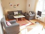 Wohnzimmer - (EIC4)  Ferienhaus Bullwinkel - Top-Hundeurlaub