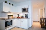Küche / Küchenzeile - (GAR4c) Ferienwohnung "Ditscher 2" im Appartementhaus "Seelust" - Top-Hundeurlaub