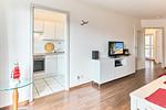 Wohnzimmer - (OST35c) Ferienwohnung "Sonnendeck" - Top-Hundeurlaub