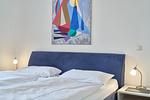 Schlafzimmer - (OST35c) Ferienwohnung "Sonnendeck" - Top-Hundeurlaub