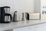 Küche / Küchenzeile - (OST35b) Ferienwohnung Rehm - Top-Hundeurlaub