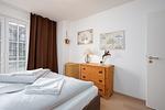 Schlafzimmer - (OST29b) Ferienwohnung "Muschelbank" - Top-Hundeurlaub