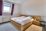Schlafzimmer - (DKK7) Ferienwohnung "Abendsonne" - Top-Hundeurlaub