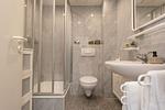 Badezimmer - Appartement "Strandgeflüster " Sieltrift 33-34 - Top-Hundeurlaub