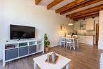 Wohnzimmer - Appartement "Meeresbrise" Achtern Diek 2-24 - Top-Hundeurlaub