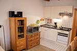 Küche / Küchenzeile - Appartement  Achtern Diek 2-23 - Top-Hundeurlaub