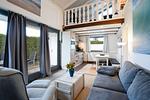 Wohnzimmer - (AMW8d) Ferienhaus Moin - Top-Hundeurlaub