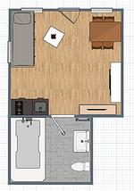 Grundriss - FeWo 54 - Top-Hundeurlaub