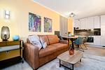 Wohnzimmer - Beach Apartment 7 mit Balkon, Gemeinschaftssauna und Grillplatz - Top-Hundeurlaub